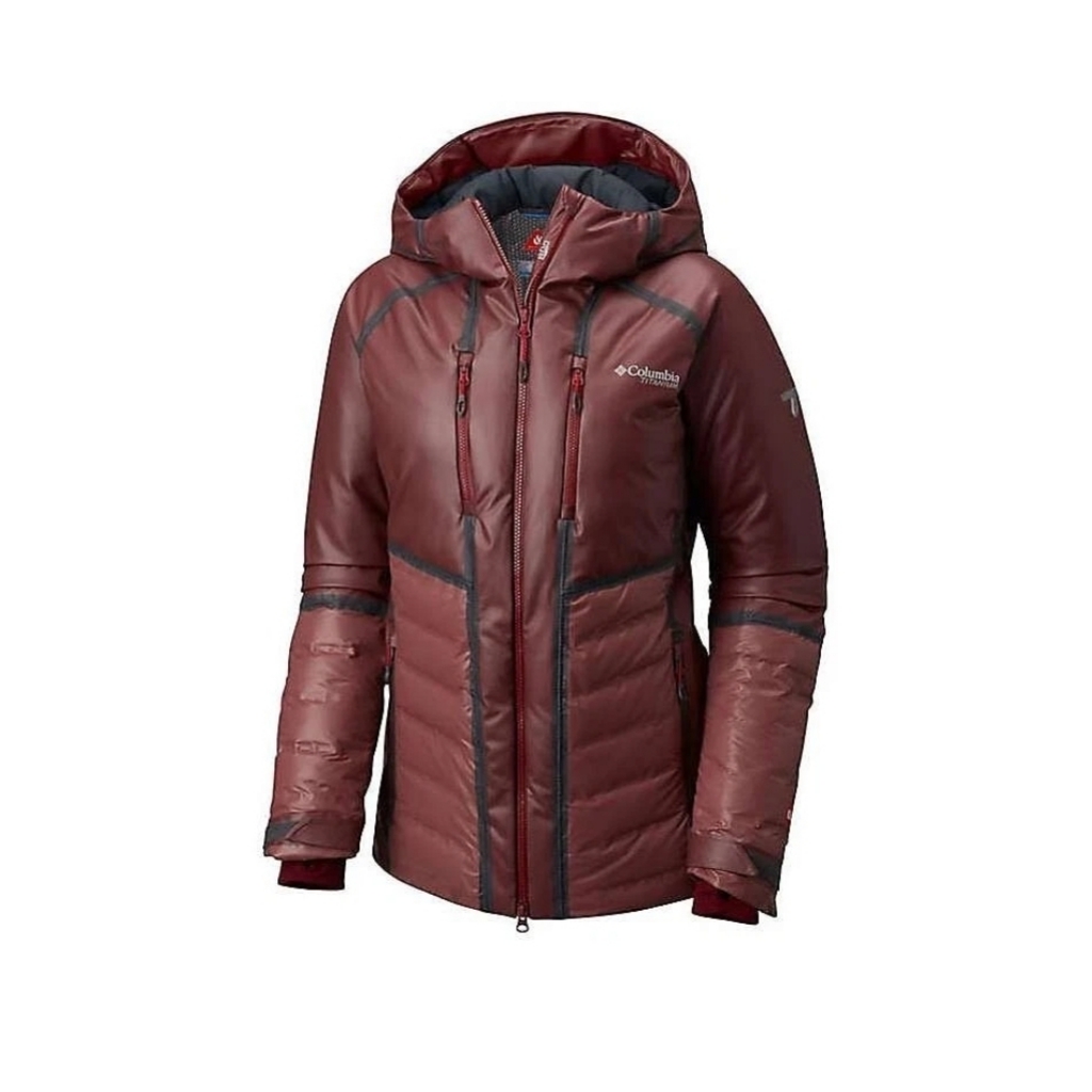 Columbia Ex Diamond Piste Outdry 800 Down Jacket Omni-Heat $650, Sz S, Nwt!